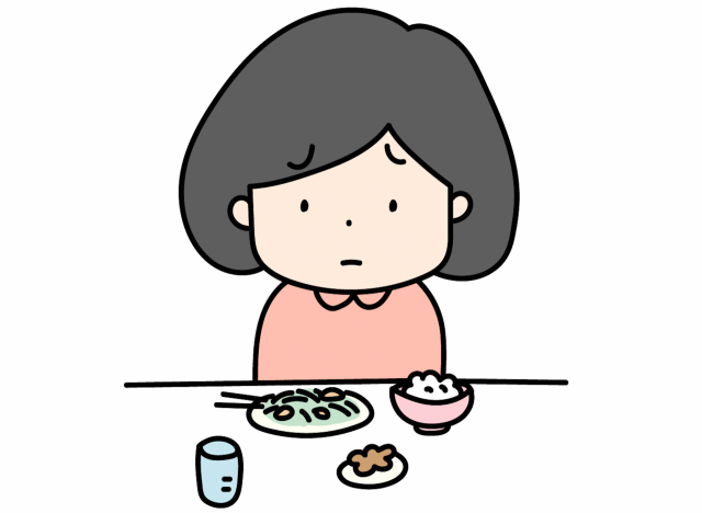 うつ病の人がとる行動　食欲減少